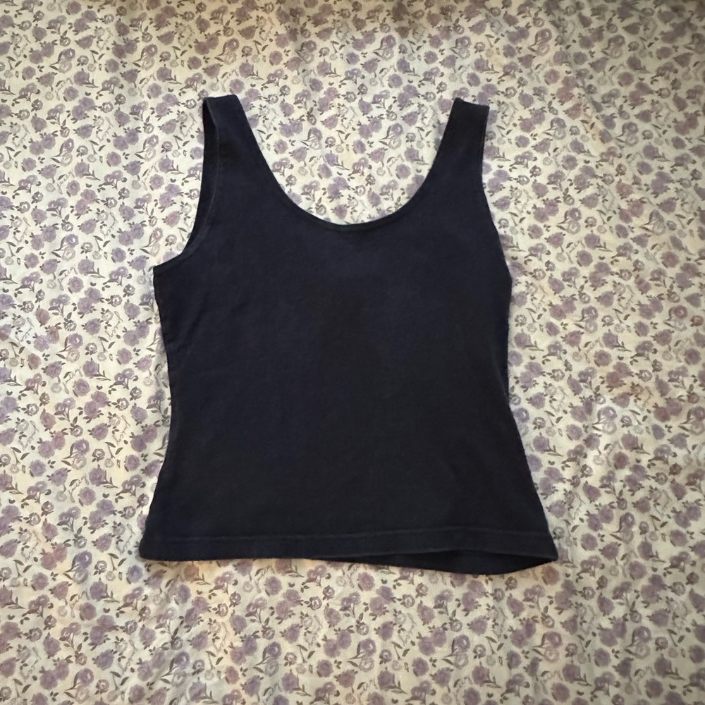vintage 90s navy tank
